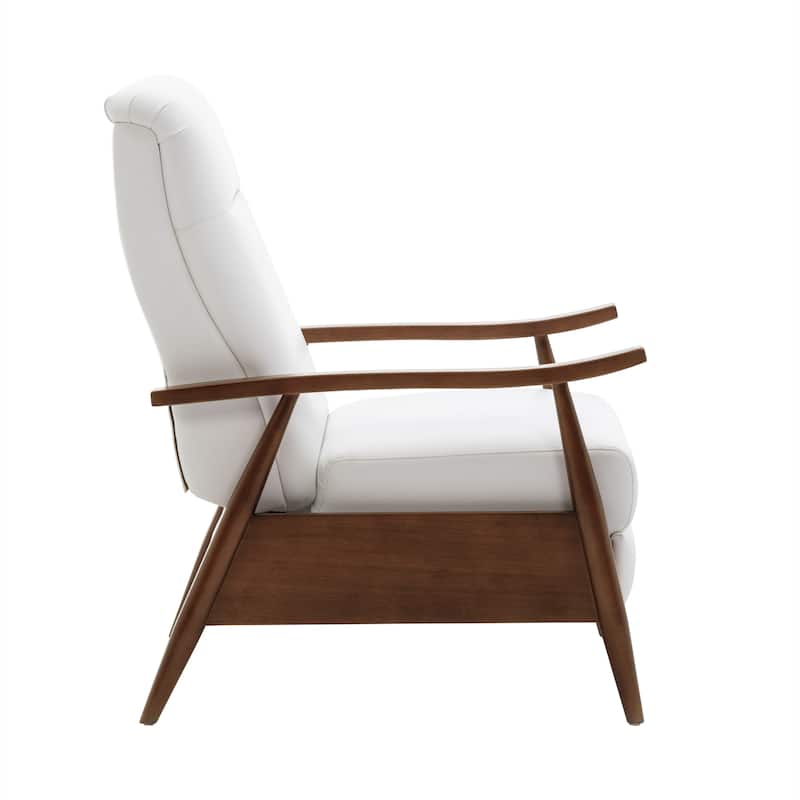 Sienna Upholstered Wood Push Back Recliner by Greyson Living