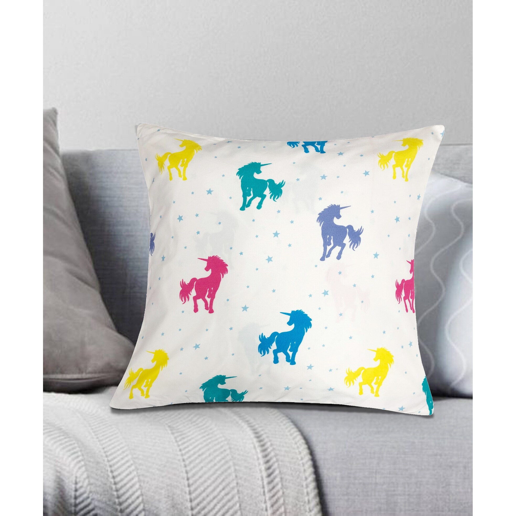 unicorn decorative pillow