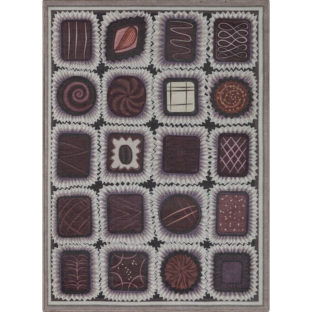 Well Woven Apollo Novelty Easy Clean Area Rug
