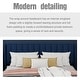 preview thumbnail 32 of 88, AUFANK Upholstered Platform Bed Frame with Headboard Wooden Slats Support