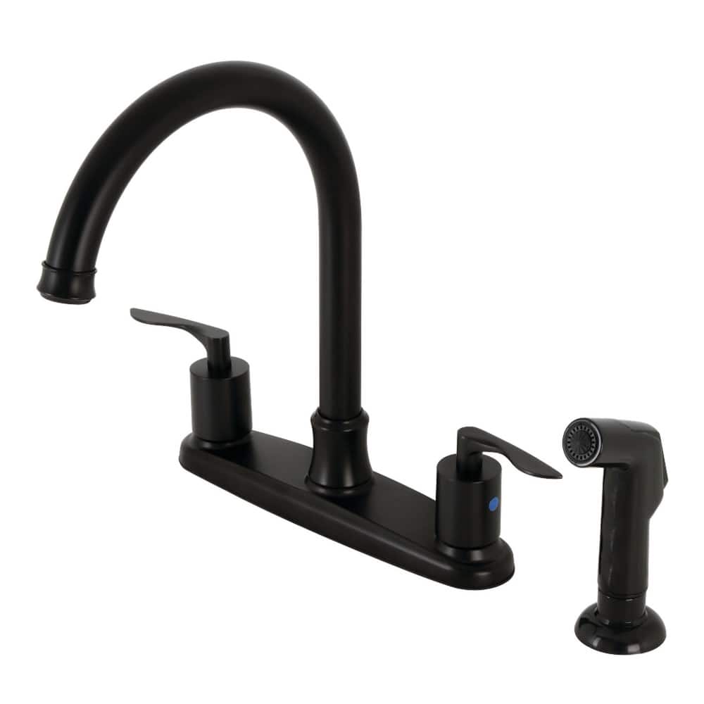 Kingston Brass Serena 1.8 GPM Standard Gooseneck Kitchen Faucet -