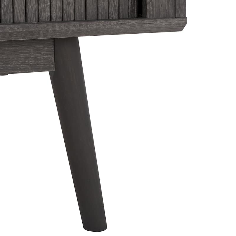 SAFAVIEH Aphra 2-Door 2-Shelf Entertainment Media Stand (Fits up to 65" Flatscreen TV) - 59 in. x 15.4 in. x 21.9 in.