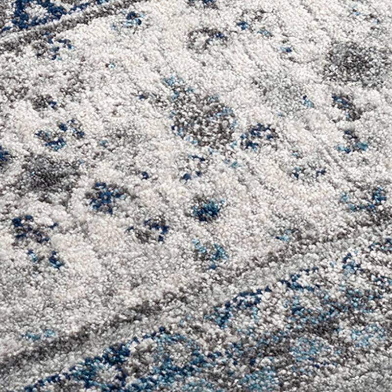 Power Loomed Geometric Stain Resistant Area Rug - 6' Round