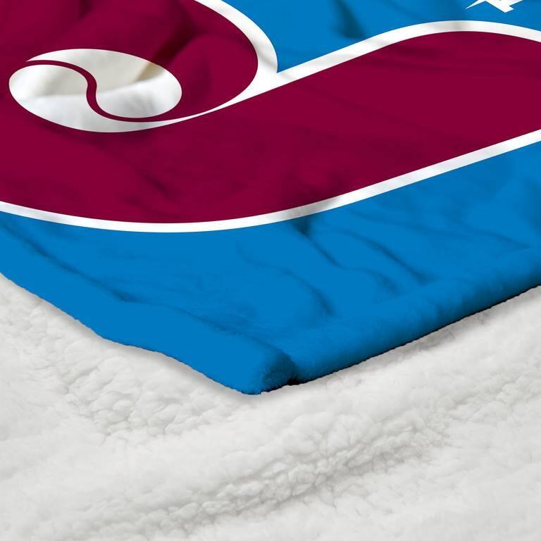 MLB CC Throwback Silk Touch Sherpa Throw Blanket