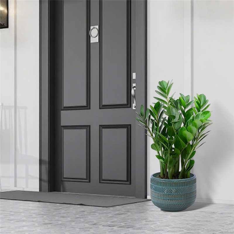 Handmade Textured Ceramic Pots for Succulents & Herbs, Indoor/Outdoor