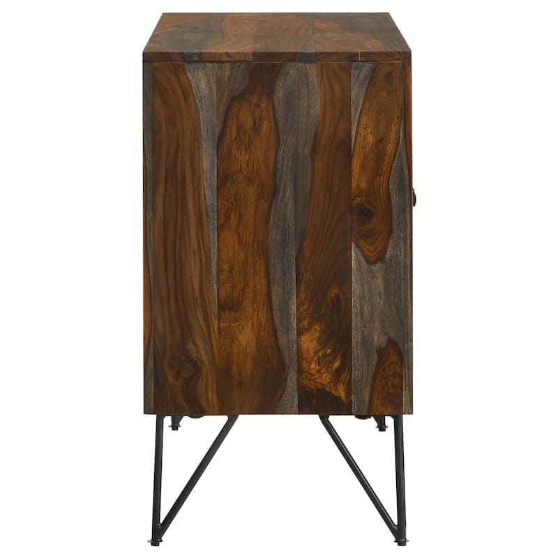 Macon 2-door Accent Cabinet Sheesham Grey