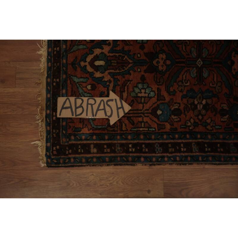 Hand Knotted Oriental 100% Wool Carpet Tribal Oranges & Rust Lilian Area Rug - 3' 0'' X 2' 0''