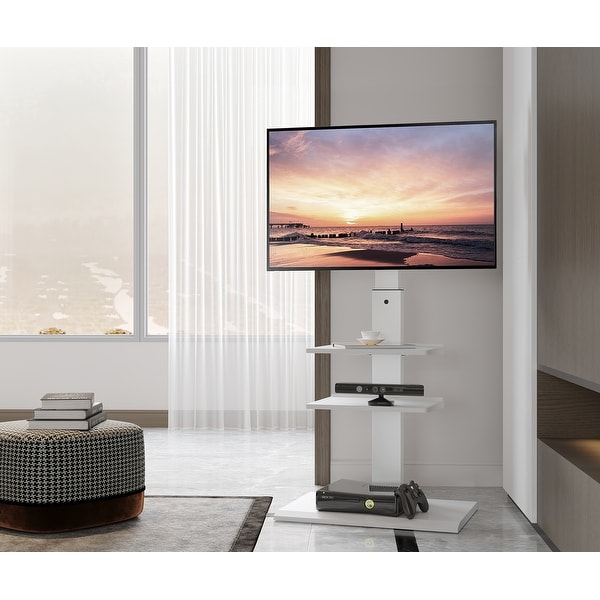 Tv stand with swivel store mount for 65 inch tv