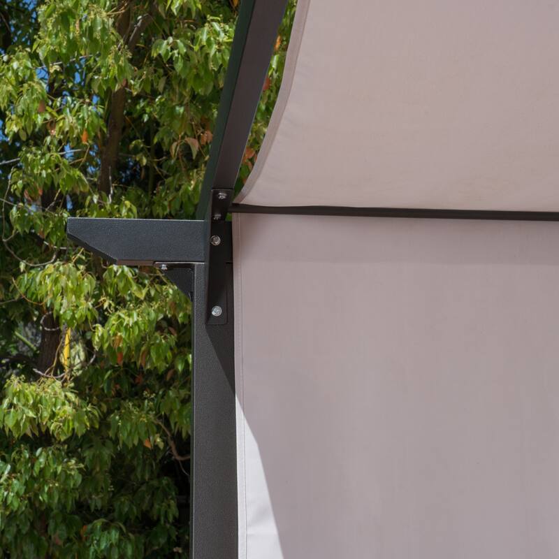 Lawrence Steel Outdoor 9.5-foot Gazebo by Christopher Knight Home