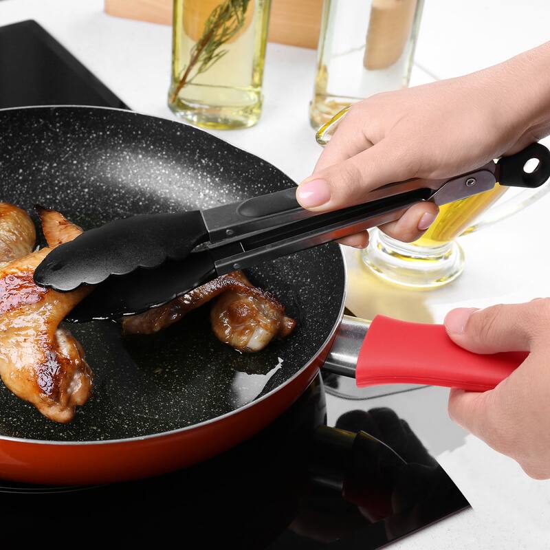 Silicone Hot Handle Holders, Cast Iron Skillet Handle Covers
