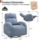 preview thumbnail 50 of 54, Power Swivel Rocker Glider Nursery Recliner with USB Port Set of 2