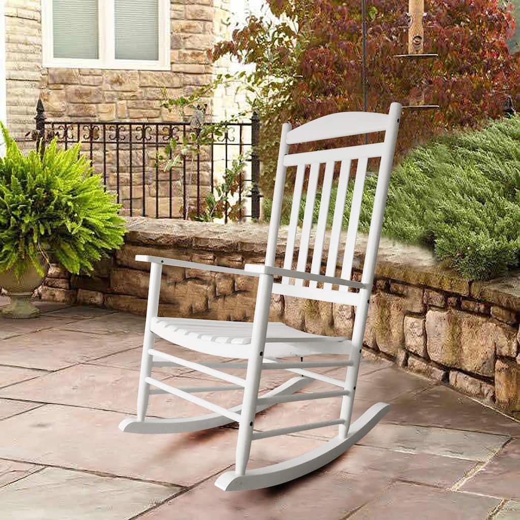 Havana White Rocking Chair