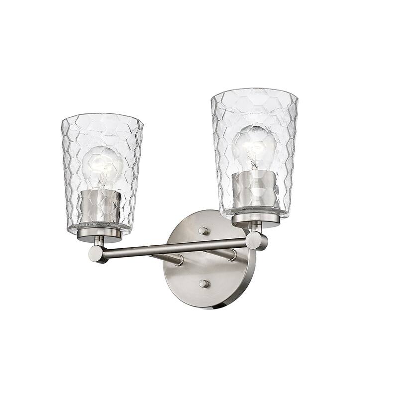 Millennium Lighting Ashli 2/4 Light Vanity Light with Clear Honeycomb Glass Shades