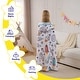 preview thumbnail 15 of 18, Sweet Home Collection Kids' Printed Hooded Wearable Blanket, Flannel Fleece Cozy Birthday Gift All Season
