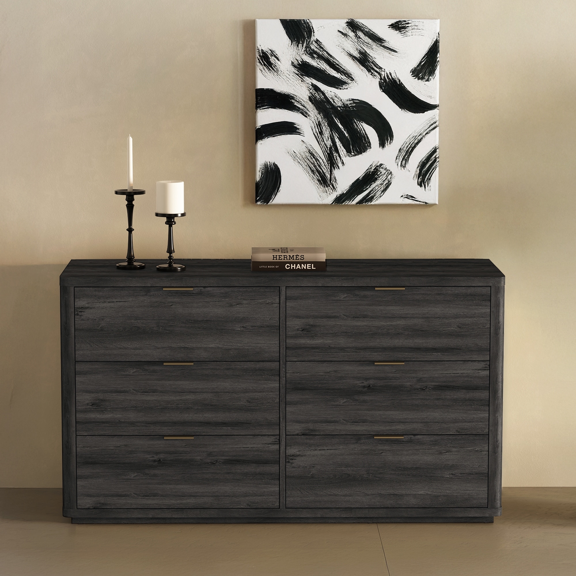 Evelyn Transitional 2 Piece Dresser and Nightstand