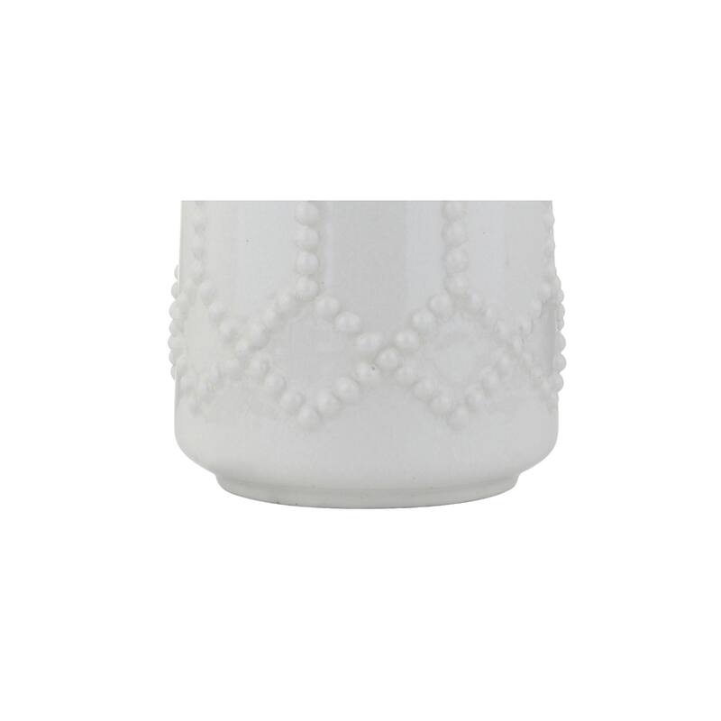 Pineapple 26" Ceramic LED Table Lamp, Cream by JONATHAN Y