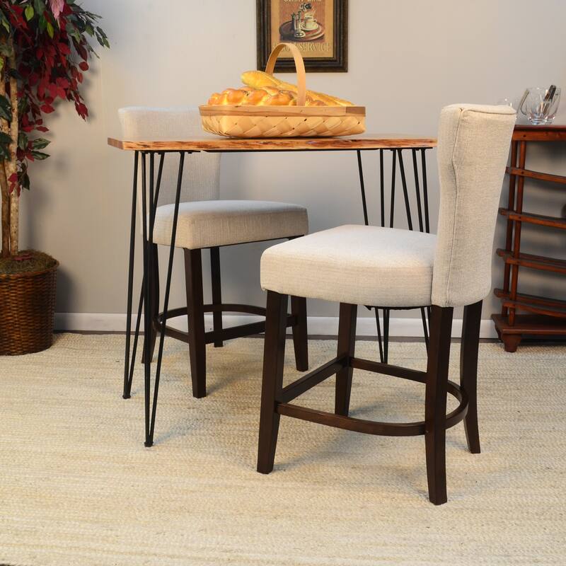 Carolina Living Seti Live Edge Bar Table