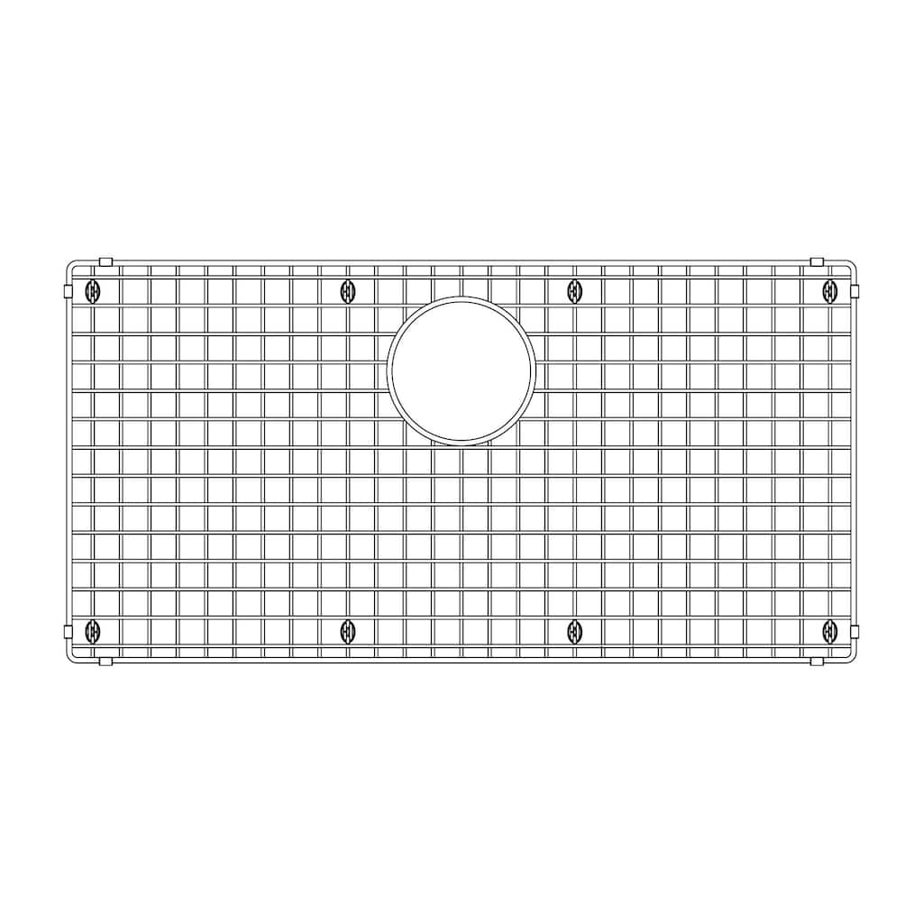 Blanco 235968 Quatrus 28-1/2" L x 14-1/2" W Stainless Steel Basin Rack - Stainless Steel