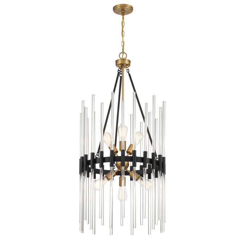 Savoy House 3-1936-6 Santiago 6 Light 20" Wide Crystal Pendant