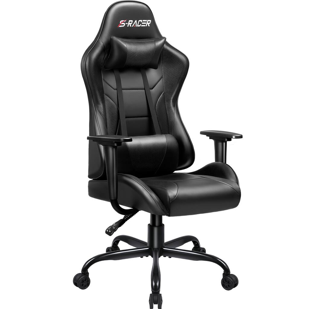 Furmax Gaming Office Chair High Back Racing Computer Chair PU Leather