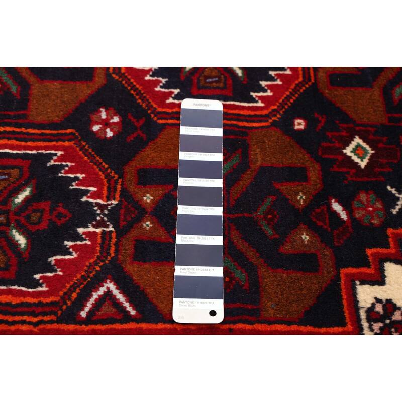 ECARPETGALLERY Hand-knotted Teimani Dark Navy Wool Rug - 3'6 x 6'5