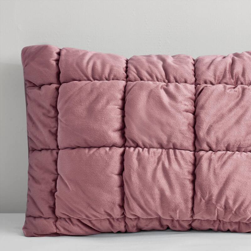 Intelligent Design Velvet Dream Puff 3 Piece Comforter Set