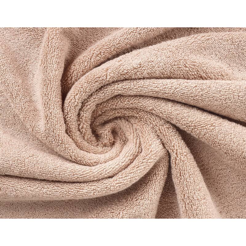 Delara Organic Cotton Luxuriously Plush Washcloths Pack of 6 |GOTS & OEKO-TEX Certified |650 GSM Long Staple | Quick Dry & Soft