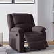 preview thumbnail 14 of 17, Relax A Lounger® Porter Microfiber Manual Recliner by iLounge