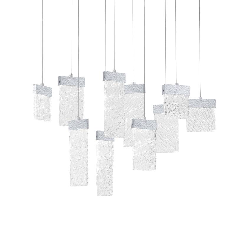 Carolina LED Chandelier With Pewter Finish