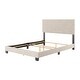 preview thumbnail 25 of 80, Celeste Modern Upholstered Bed, Box Spring Required