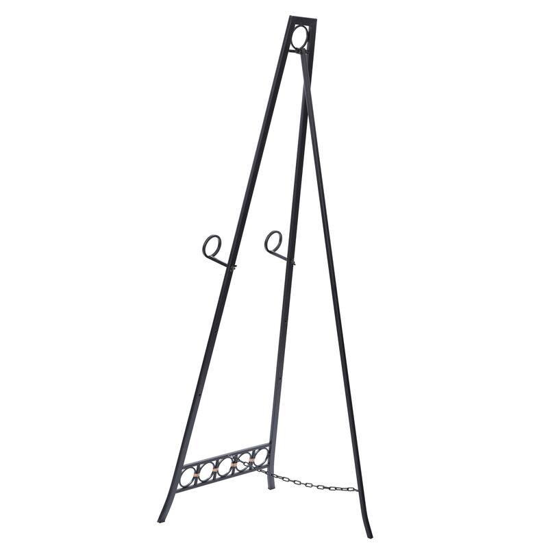 StyleCraft Dark Bronze Metal Adjustable Floor Easel - 20 inches