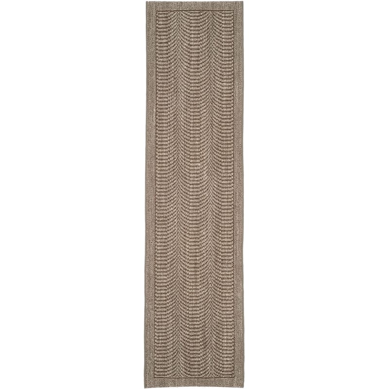 SAFAVIEH Palm Beach Maxine Sisal Area Rug - 2'3" x 12' Runner - Silver