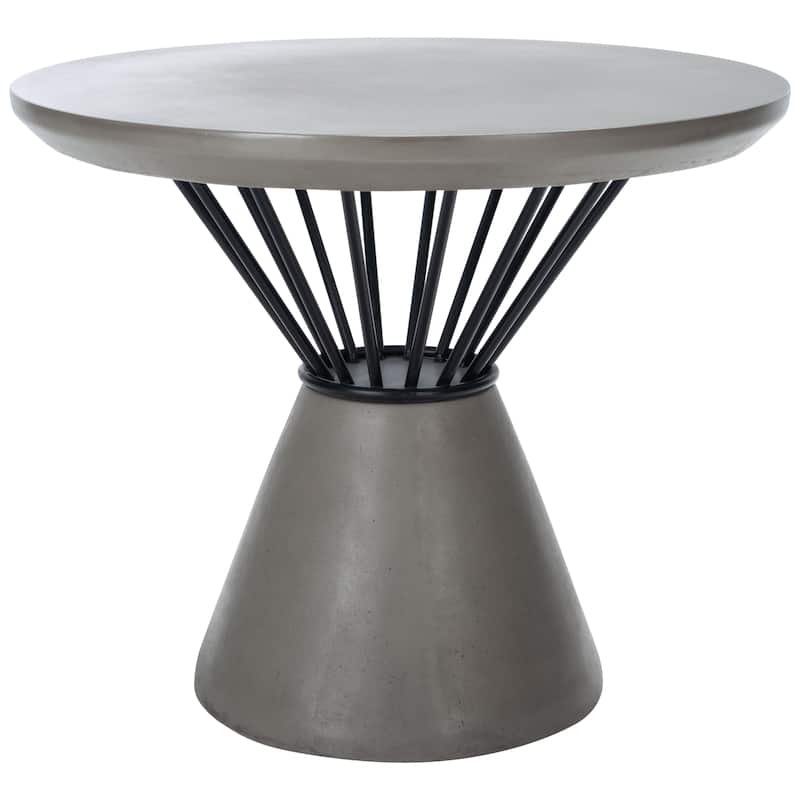 SAFAVIEH Outdoor Abelle Concrete Coffee Table - 23.62" x 23.62" x 19.88" - 24Wx24Dx20H