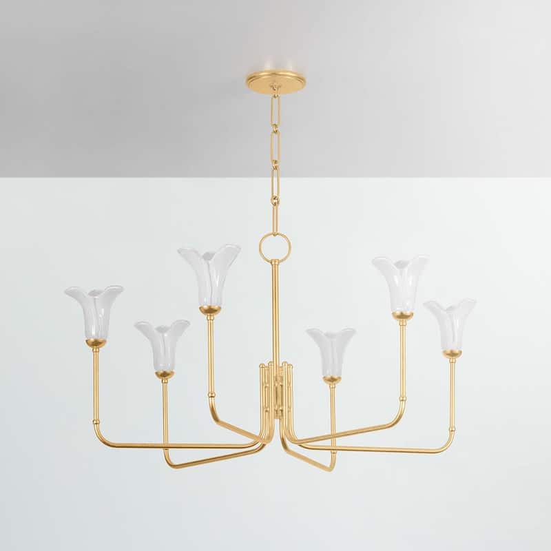 Hudson Valley Lighting 3346 Montclair 6 Light 40" Wide Chandelier