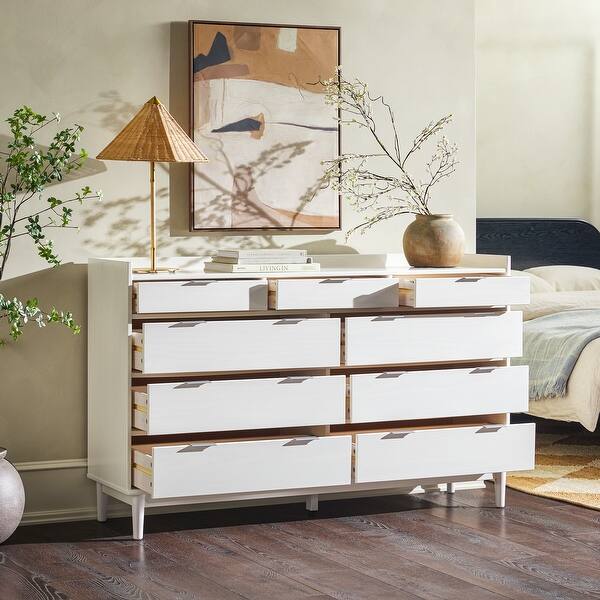 middlebrook modern gallery top solid wood dresser Walker Edison Modern Gallery Top Solid Wood Dresser - Bed Bath & Beyond