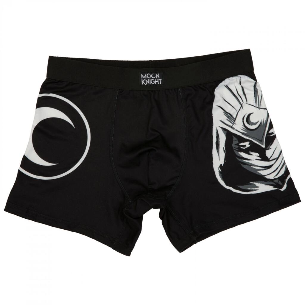 Marvel Moon Knight And Logo Mens Underwear Boxer Briefs
