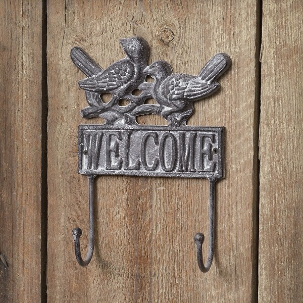 Welcome Bird Wall Hook - 2 Pack