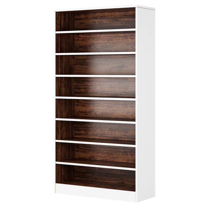 Large Bookcase, Open Display Shelf, Storage Cabinet Organizer Bookshelf for Living Room, Home Office, Library, Bedroom