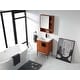 preview thumbnail 56 of 54, 24-inch Modern Bathroom Vanity Set w/ Vitreous China Sink Top