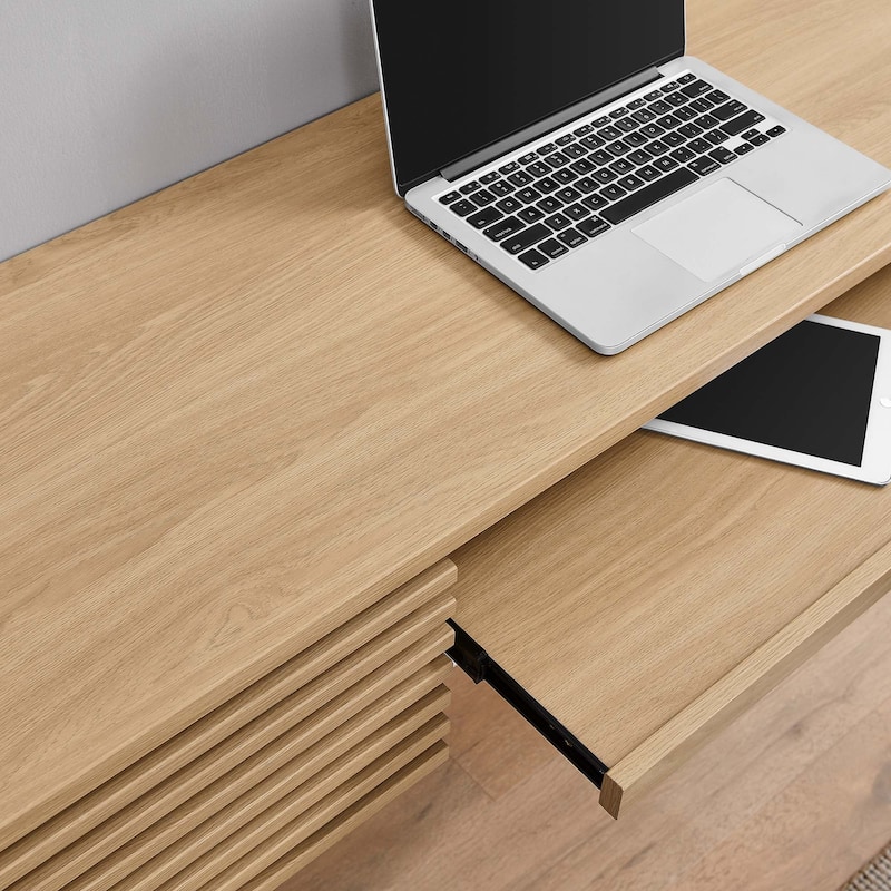 Render Wall Mount Wood Office Desk