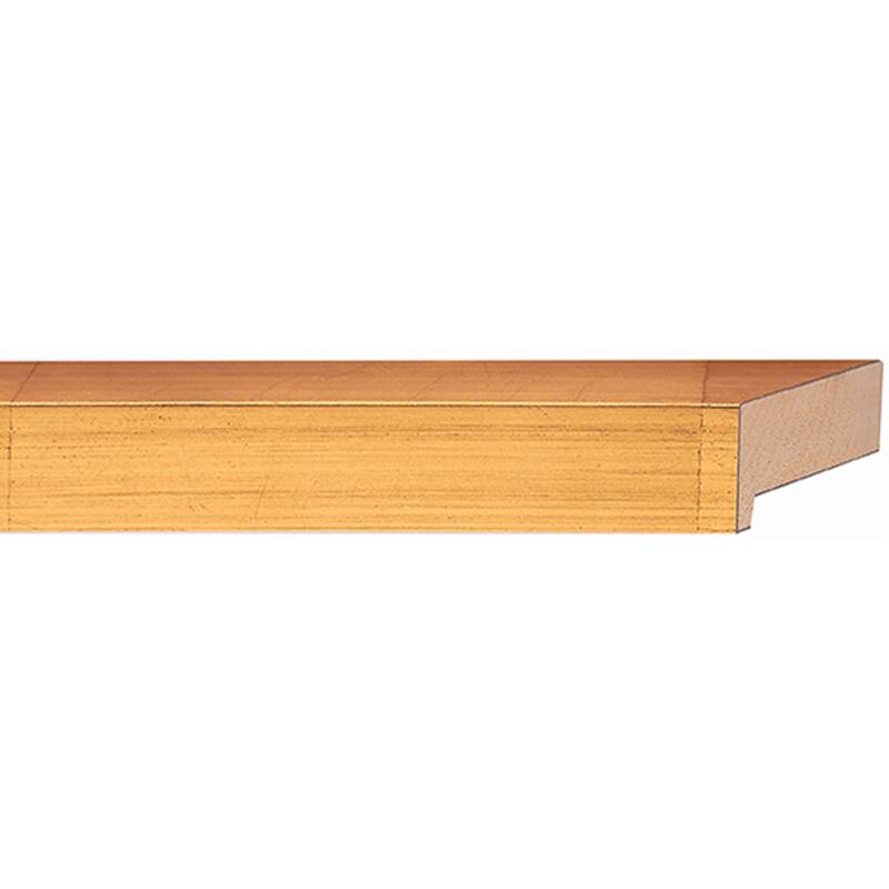 5x17 IN Shadow Box Frame Gold | 1.625 Inches Deep Real Wood