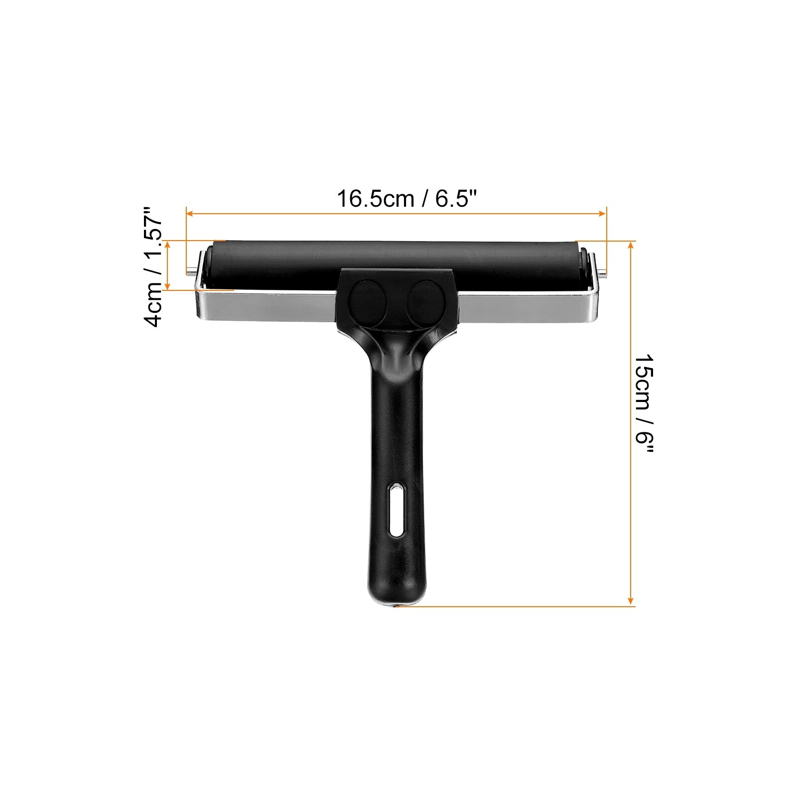 4.5 Rubber Roller Brayer Tool for Printmaking Art Ink Stamping Tape -  Black - On Sale - Bed Bath & Beyond - 38236356