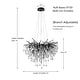preview thumbnail 16 of 31, KAYLA Modern Indoor Crystal Chandelier