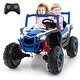 preview thumbnail 8 of 7, Kids Ride on UTV w/ 4 x 100W Powerful Engine Remote Control Speed Blue
