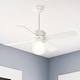 preview thumbnail 19 of 19, Hunter 52" Cranbrook Ceiling Fan with LED Light Kit and Remote - Mid-Century Modern, Low-Profile