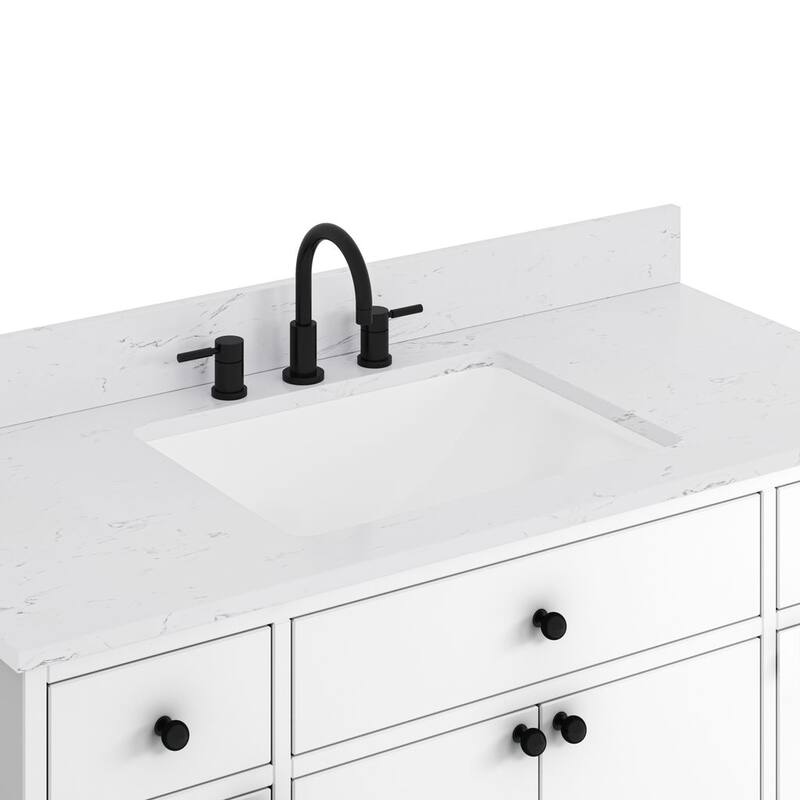 Avanity Paisley 48 in. Single Sink Vanity with Cala White Engineered Top