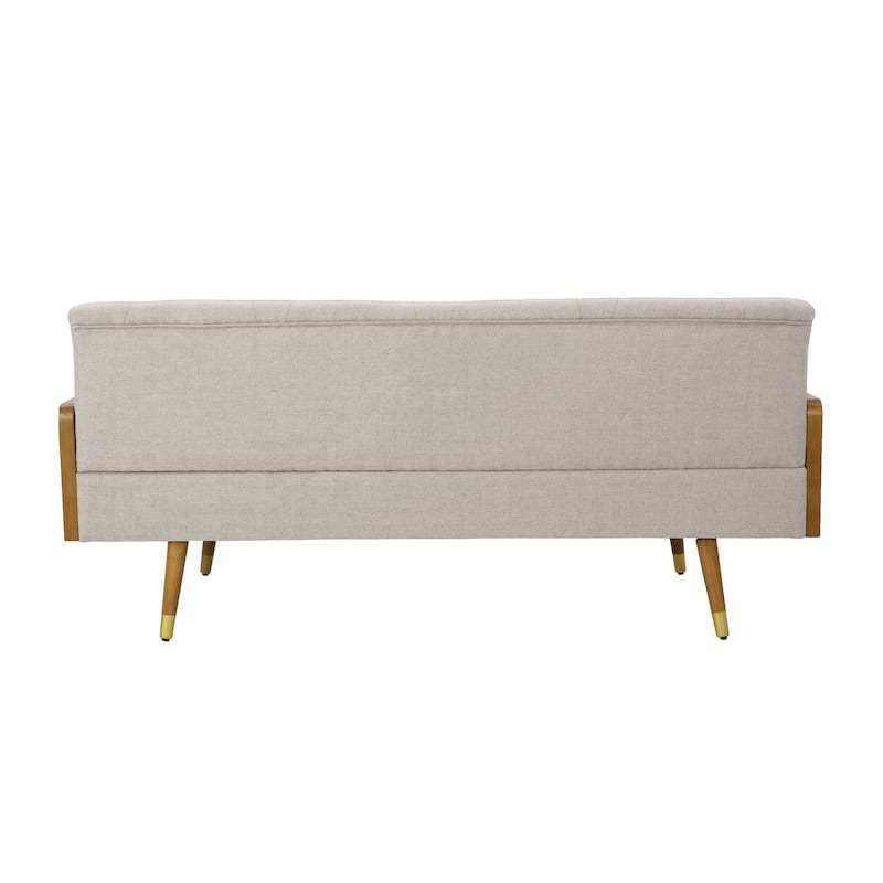 Jalon Tufted Fabric Sofa by Christopher Knight Home