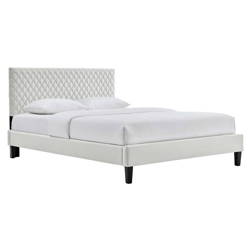 Garcelle Performance Velvet King Platform Bed