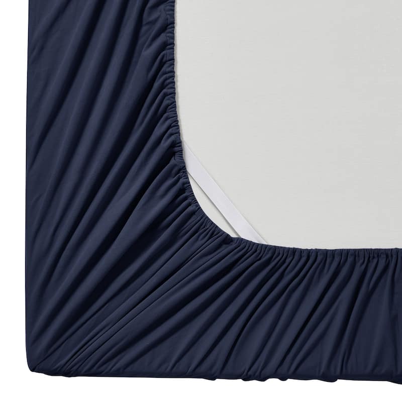 1500 Supreme Collection Microfiber Flannel Fitted Sheet