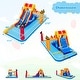 preview thumbnail 7 of 10, 6-In-1 Inflatable Water Slide with Dual Slides and Cave Crawling Game